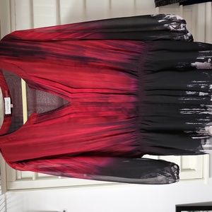 Calvin Klein lined size extra large pullover blouse